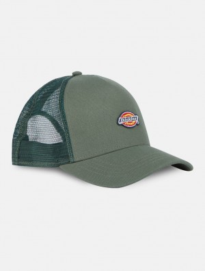 Caps γυναικεια Dickies Hanston Trucker πρασινο | 601330098