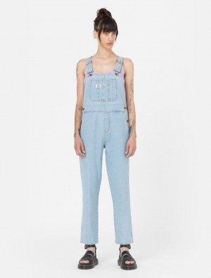 Overalls γυναικεια Dickies Denim Classic Bib μπλε | 285597863