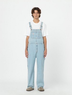 Overalls ανδρικα Dickies Denim Classic Bib μπλε | 295983920