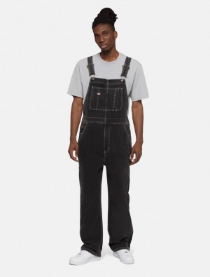 Overalls ανδρικα Dickies Denim Classic Bib μαυρα | 865250070