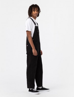 Overalls ανδρικα Dickies Duck Canvas Classic Bib μαυρα | 823564700