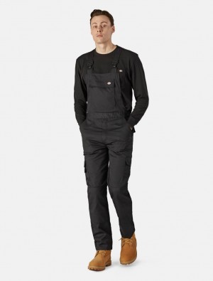 Overalls ανδρικα Dickies Everyday Bib And Brace μαυρα | 608850963