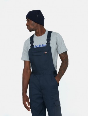 Overalls ανδρικα Dickies Everyday Bib And Brace σκουρο μπλε | 658546623