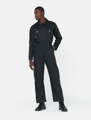 Overalls ανδρικα Dickies Redhawk μαυρα | 376486858