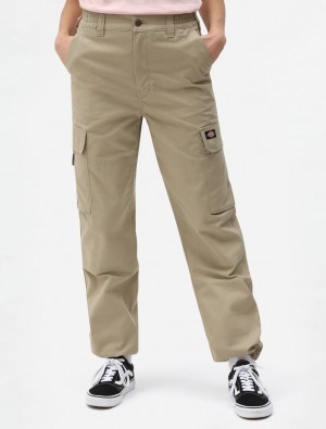Παντελονι Cargo γυναικεια Dickies Hooper Bay Χακί | 232255626
