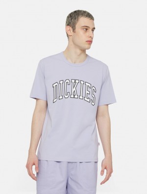 μπλουζακια ανδρικα Dickies Aitkin Short Sleeve λεβάντα | 949065653