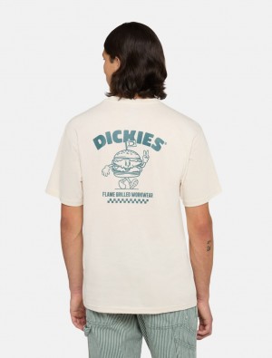 μπλουζακια ανδρικα Dickies Colstrip ασπρα | 233746412