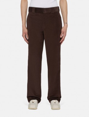Παντελονι ανδρικα Dickies Corduroy 874 σοκολάτα | 390973191