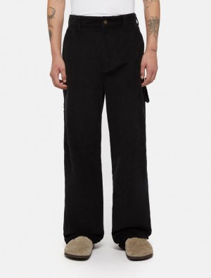 Παντελονι ανδρικα Dickies Corduroy Carpenter μαυρα | 751360889
