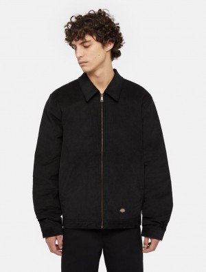 Μπουφαν ανδρικα Dickies Corduroy Eisenhower μαυρα | 360999796
