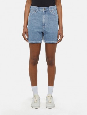 Σορτσ γυναικεια Dickies Denim μπλε | 53676350
