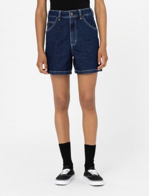Σορτσ γυναικεια Dickies Denim μπλε | 875509665