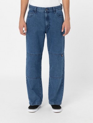 Τζιν ανδρικα Dickies Double Knee μπλε | 168435749
