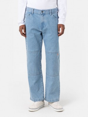 Τζιν ανδρικα Dickies Double Knee μπλε | 500437228