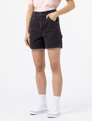 Σορτσ γυναικεια Dickies Duck Canvas Carpenter μαυρα | 50047626