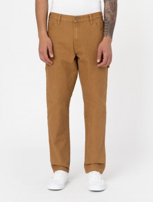 Παντελονι ανδρικα Dickies Duck Canvas Carpenter καφε | 822990375