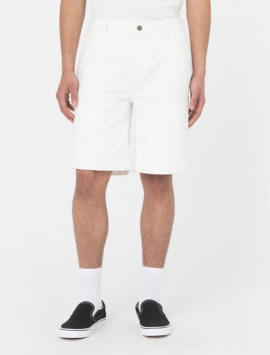 Σορτσ ανδρικα Dickies Duck Canvas Chap ασπρα | 488096900