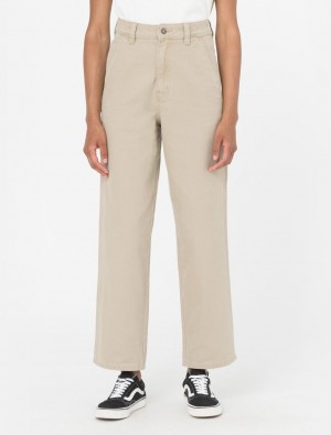 Παντελονι γυναικεια Dickies Duck Canvas Μπεζ | 575126526