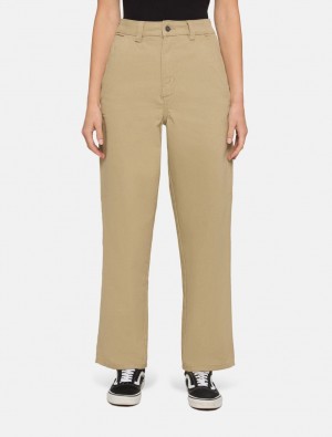 Παντελονι γυναικεια Dickies Duck Canvas Μπεζ | 586706485