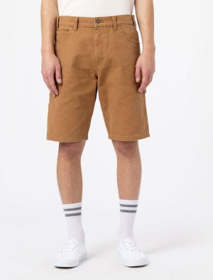 Σορτσ ανδρικα Dickies Duck Canvas καφε | 625548826