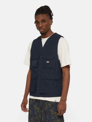 Γιλεκο ανδρικα Dickies Fishersville σκουρο μπλε | 294967459