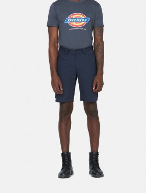 Σορτσ ανδρικα Dickies Flex Lead In σκουρο μπλε | 403211429