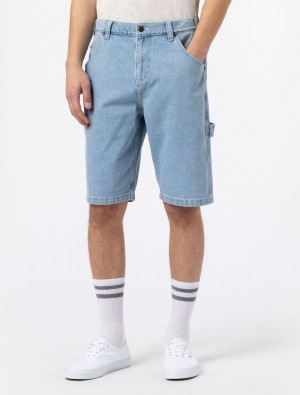 Σορτσ ανδρικα Dickies Garyville Denim μπλε | 673225080