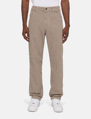 Παντελονι ανδρικα Dickies Garyville Hickory Stripe γκρι | 877065158