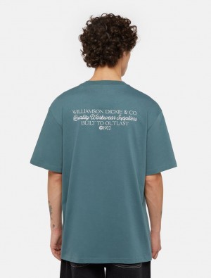 μπλουζακια ανδρικα Dickies Globe μπλε | 453758533