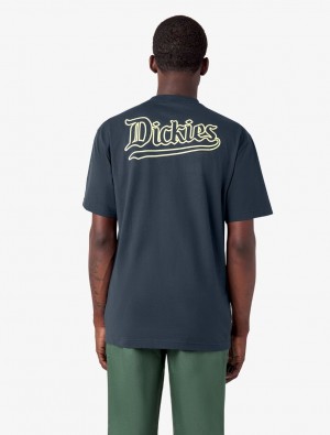 μπλουζακια ανδρικα Dickies Guy Mariano Graphic Short Sleeve σκουρο μπλε | 256944970
