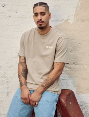 μπλουζακια ανδρικα Dickies Herndon Short Sleeve Χακί | 92654791