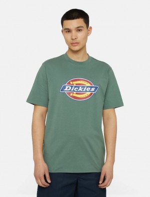 μπλουζακια ανδρικα Dickies Icon Logo Short Sleeve πρασινο | 298532670