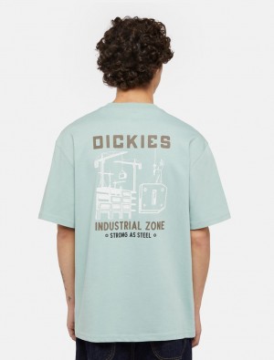 μπλουζακια ανδρικα Dickies Industrial Zone μπλε | 186201013