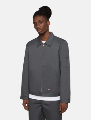 Μπουφαν ανδρικα Dickies Lined Eisenhower γκρι | 411775273