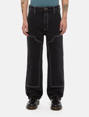 Τζιν ανδρικα Dickies Madison Double Knee μαυρα | 171829490