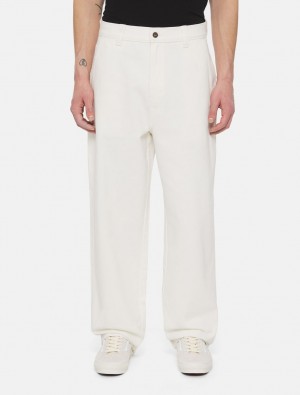 Τζιν ανδρικα Dickies Madison ασπρα | 194566726