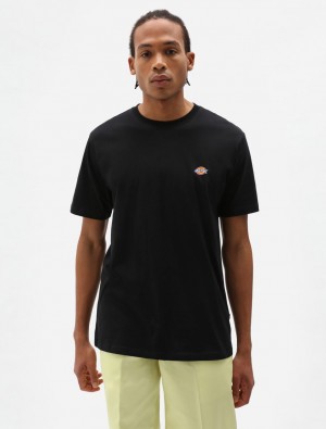 μπλουζακια ανδρικα Dickies Mapleton Short Sleeve μαυρα | 343494707