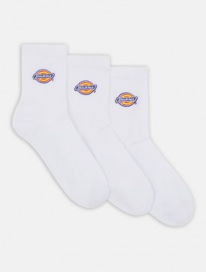 Καλτσεσ ανδρικα Dickies Mid Valley Grove ασπρα | 385382744