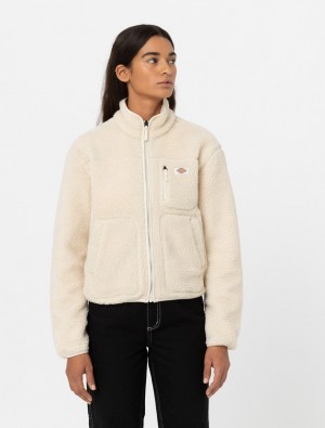 Φούτερ γυναικεια Dickies Mount Hope Fleece Μπεζ | 272385307