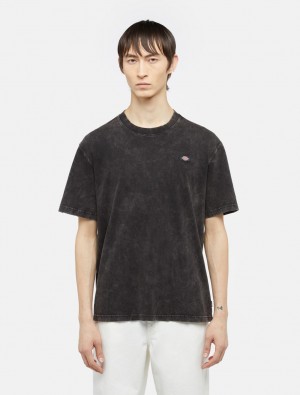 μπλουζακια ανδρικα Dickies Newington Short Sleeve μαυρα | 484542618