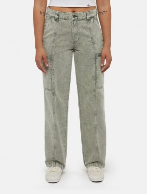 Παντελονι γυναικεια Dickies Newington πρασινο | 215418199
