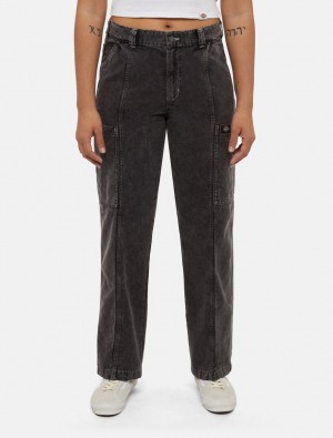 Παντελονι γυναικεια Dickies Newington μαυρα | 556779636