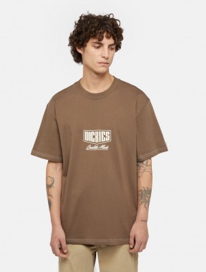 μπλουζακια ανδρικα Dickies Philipsburg καφε | 196144426