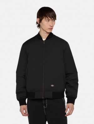 Μπουφαν ανδρικα Dickies Plains Bomber μαυρα | 643726919