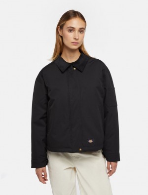 Μπουφαν γυναικεια Dickies Plains μαυρα | 651579065