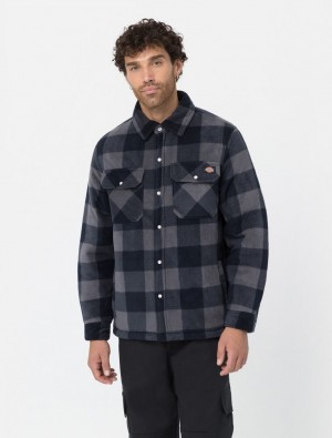 πουκαμισα ανδρικα Dickies Portland μπλε | 477580497