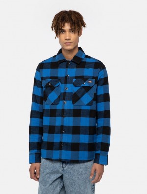πουκαμισα ανδρικα Dickies Sacramento μπλε | 384906029
