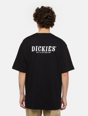 μπλουζακια ανδρικα Dickies Script μαυρα | 463855089