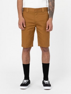 Σορτσ ανδρικα Dickies Slim Fit καφε | 152963769