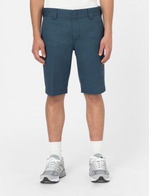 Σορτσ ανδρικα Dickies Slim Fit σκουρο μπλε | 746438644